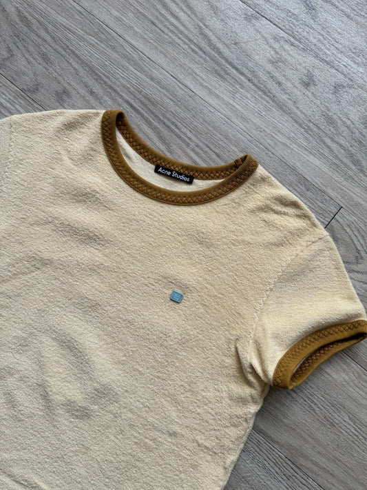Acne Studios Toweling Face Logo T-shirt