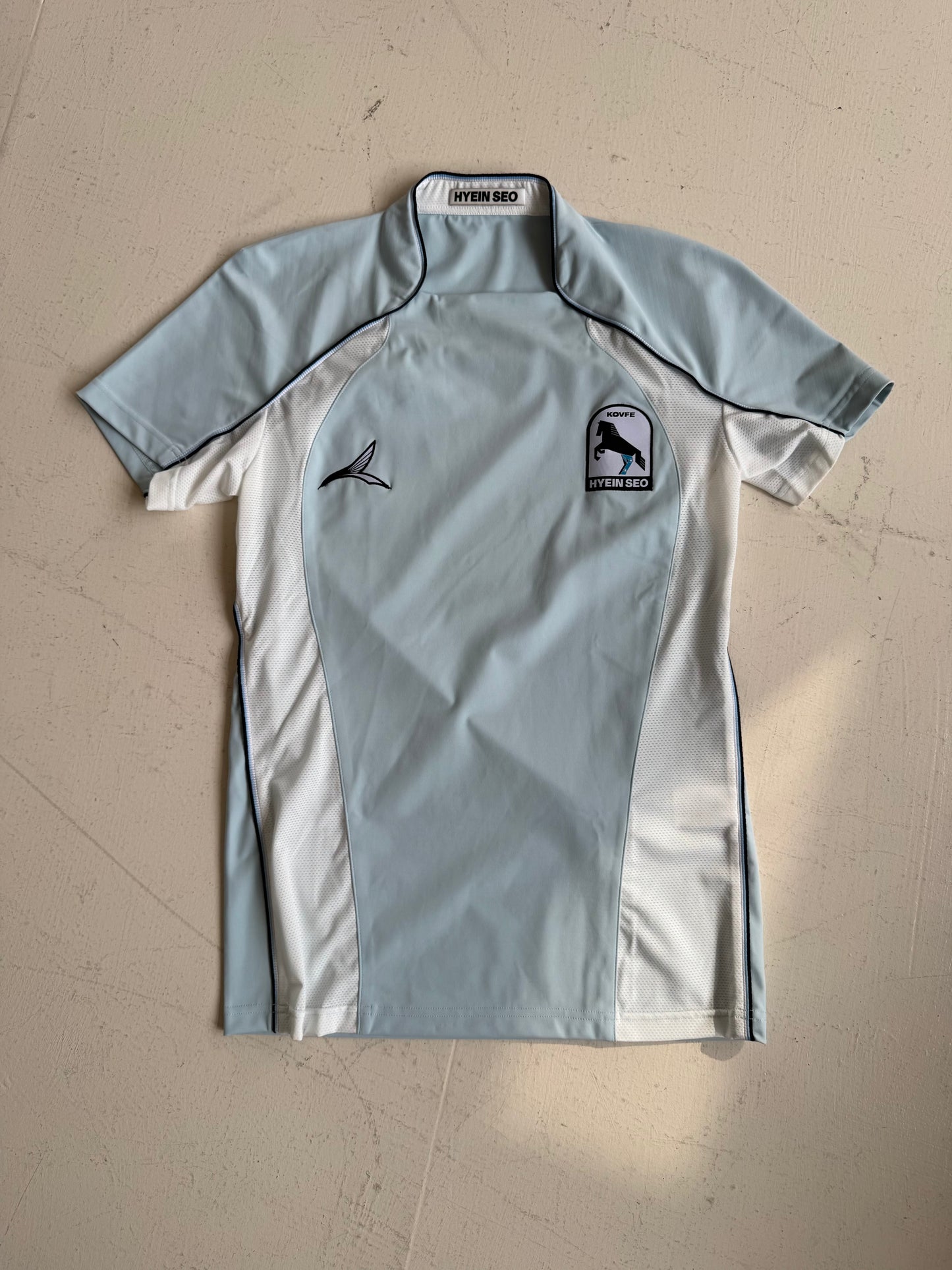 Hyein Seo SS24 Football Jersey Aqua Blue