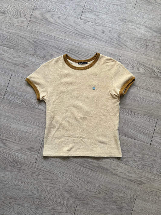 Acne Studios Toweling Face Logo T-shirt