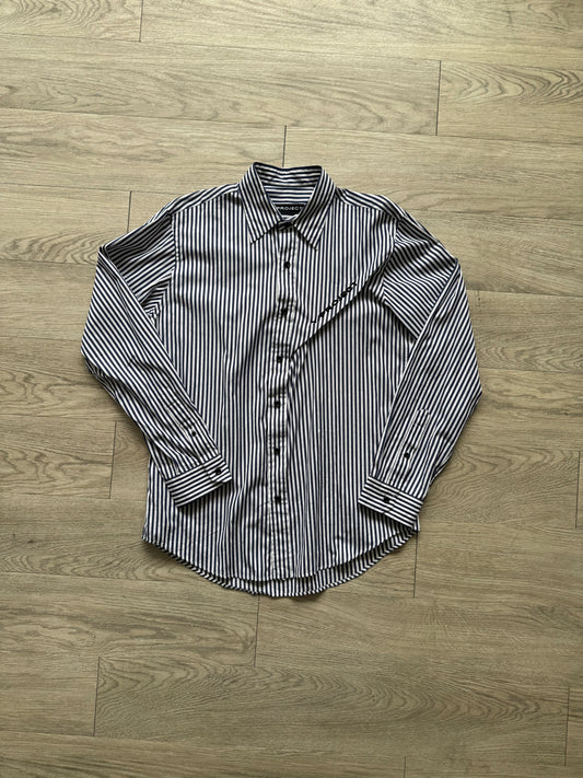 Y/Project AW23 Pinched Logo Striped Shirt